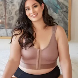 M-2XL POST SURGERY COMFORT SUPPORT BACK FAT SHAPER SECURE HOOK COMPRESSION BRA