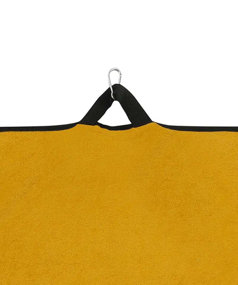 MACKY Golf: Signature Caddy Bag Towel - Yellow