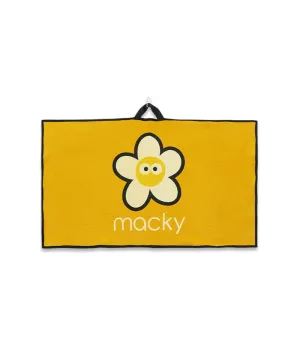MACKY Golf: Signature Caddy Bag Towel - Yellow