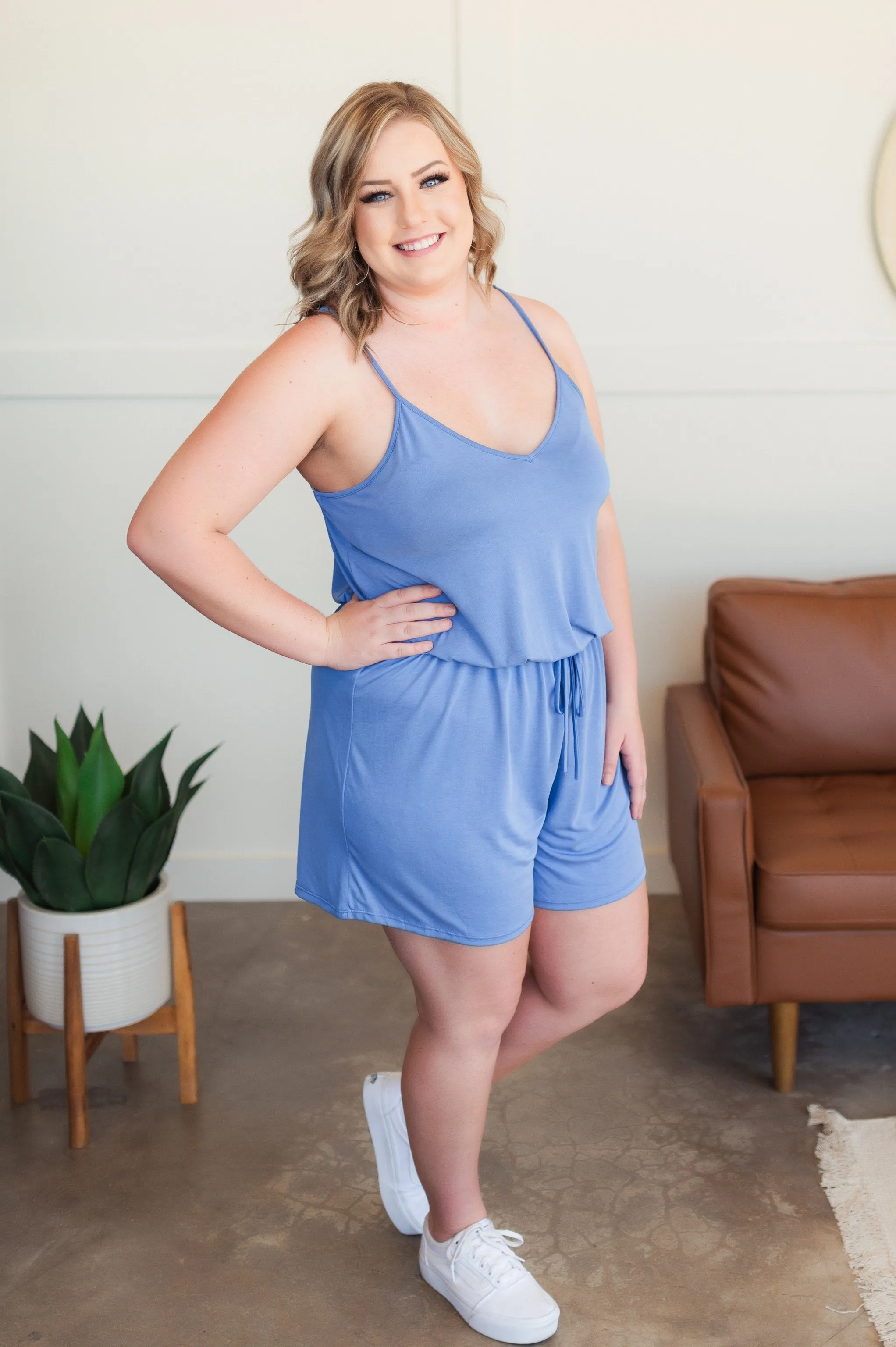 Mainstream French Blue Summer Romper