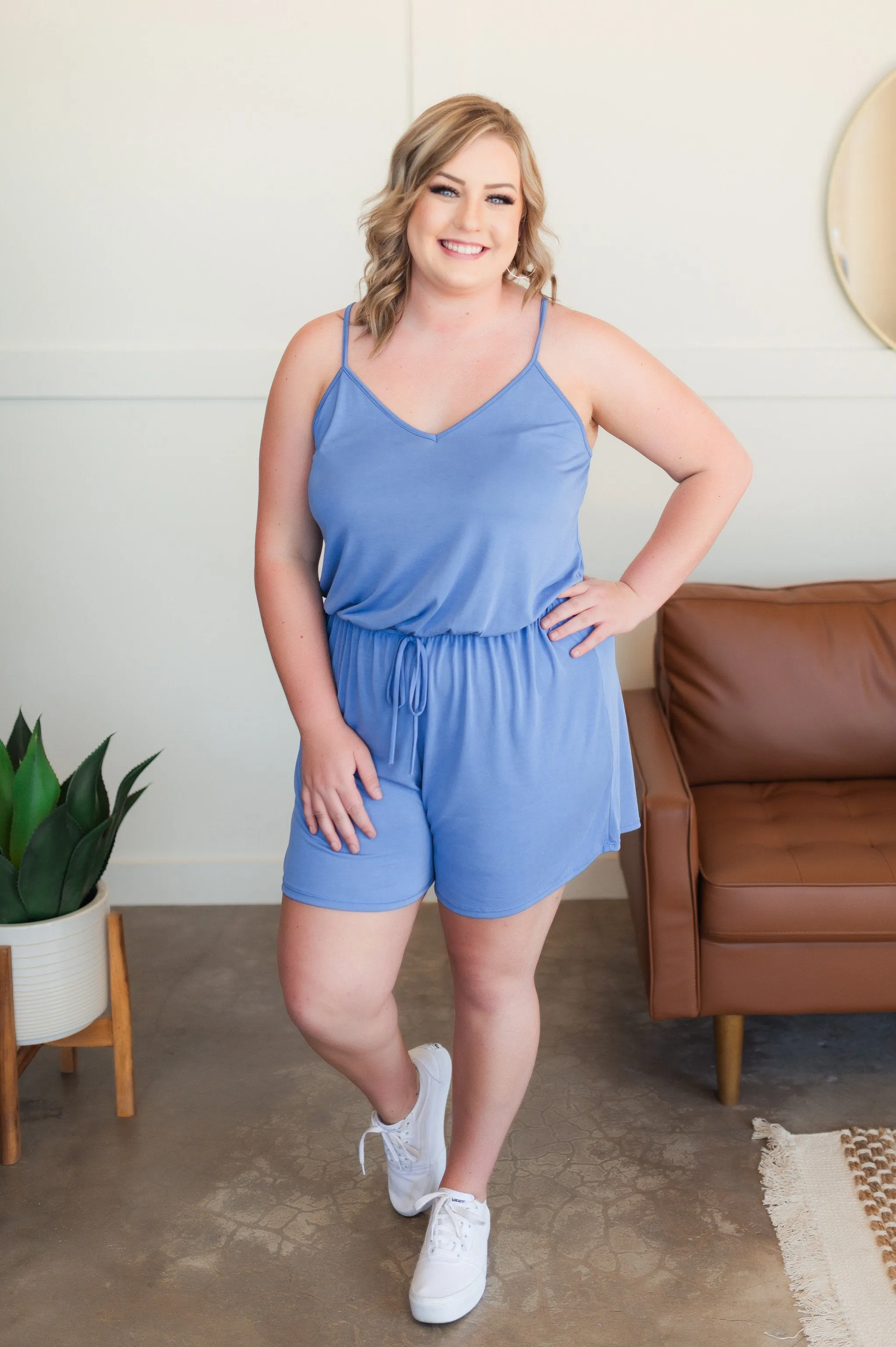 Mainstream French Blue Summer Romper
