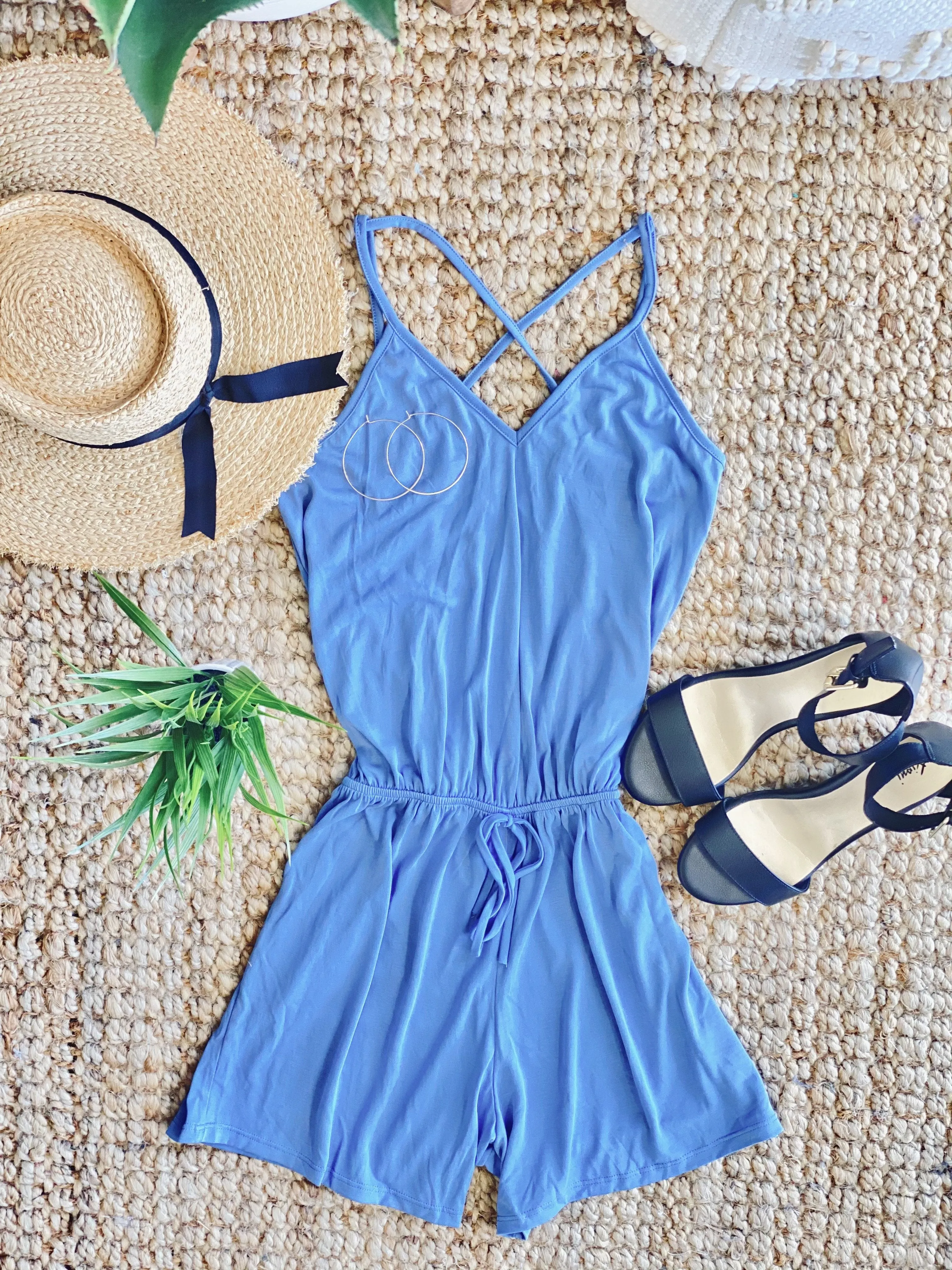 Mainstream French Blue Summer Romper