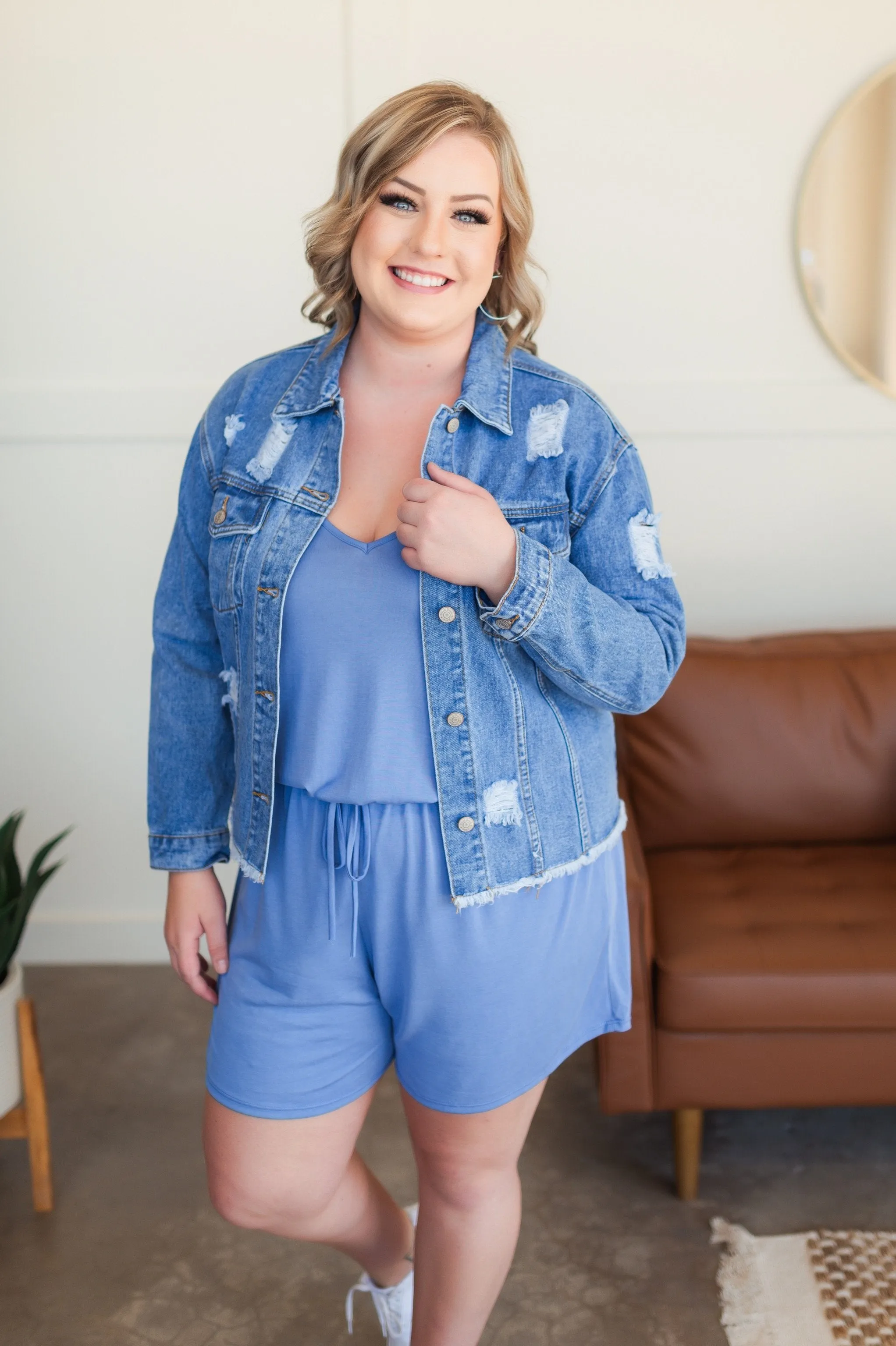 Mainstream French Blue Summer Romper