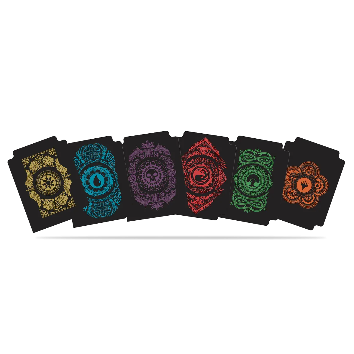 Mana 7 Card Deck Dividers Pack (12ct) for Magic: The Gathering