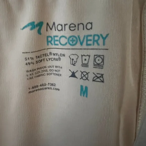MARENA Stage 2 Knee Length Girdle with Suspenders - Tummy Control Post Surgery