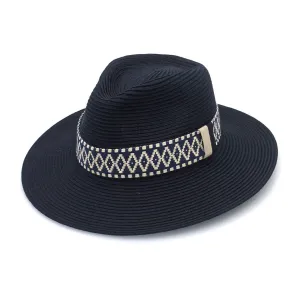 Marley Fedora Hat - Navy