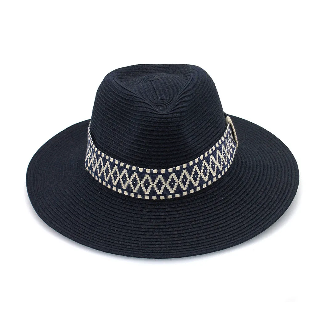 Marley Fedora Hat - Navy