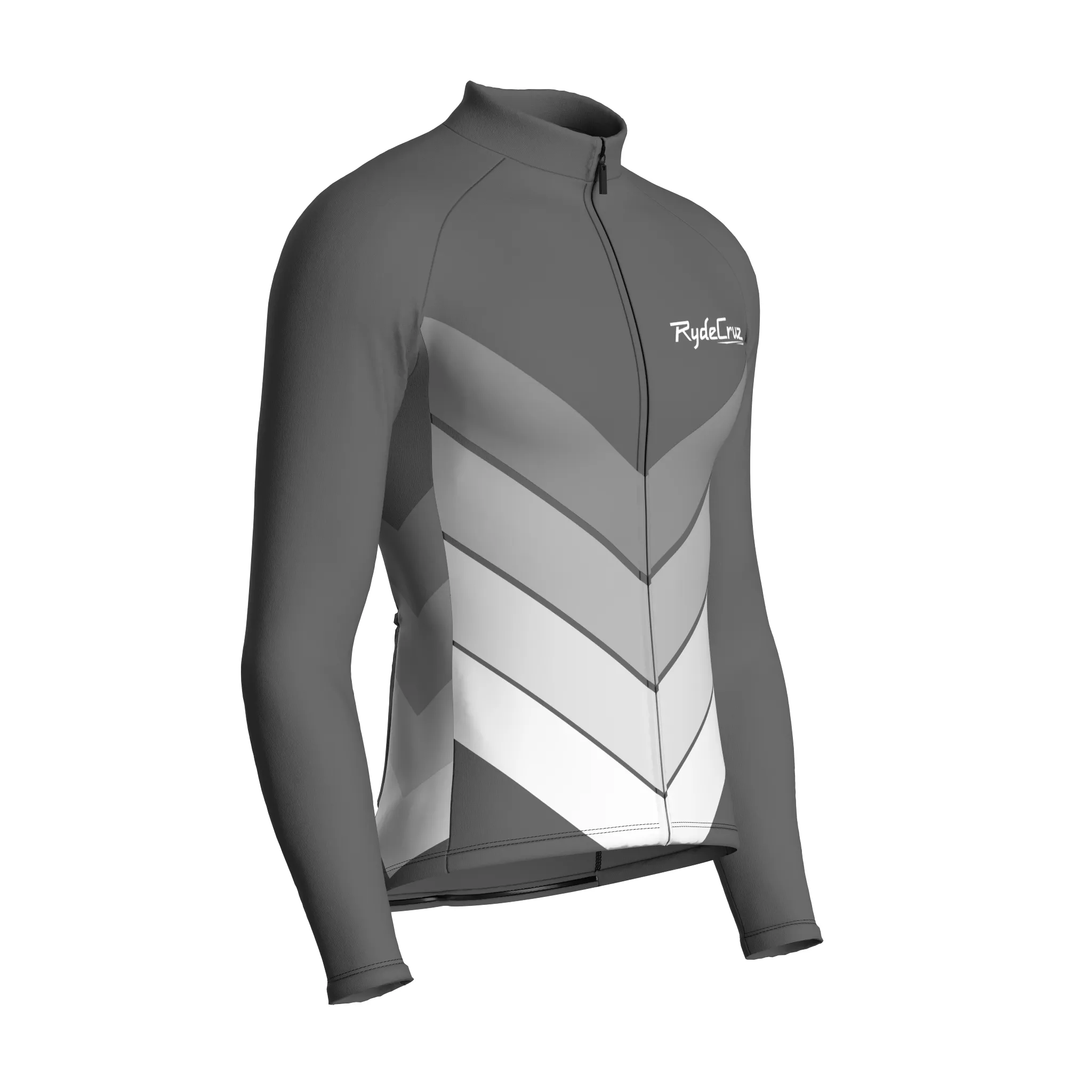 Mecha Shell | Ash Gray Male Long Sleeves Jersey