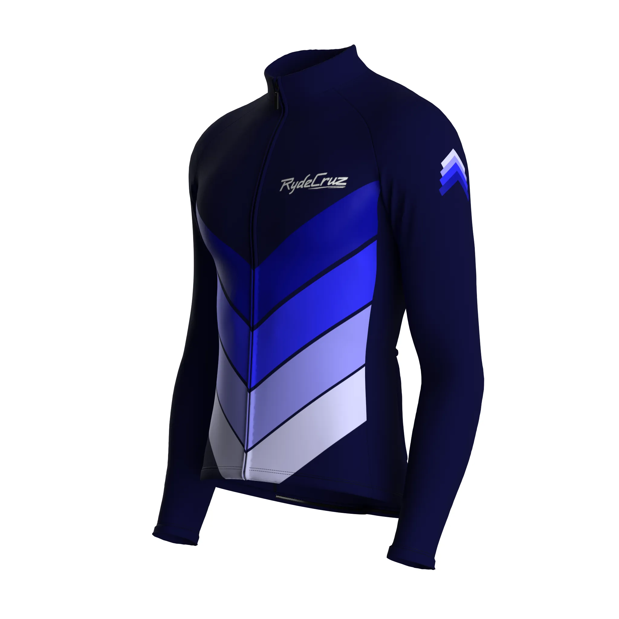 Mecha Shell | Dark Blue Male Long Sleeves Jersey