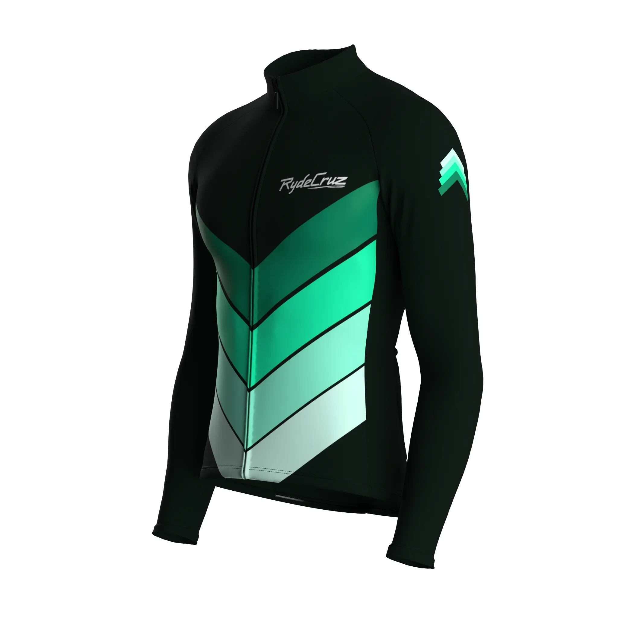 Mecha Shell | Dark Green Male Long Sleeves Jersey