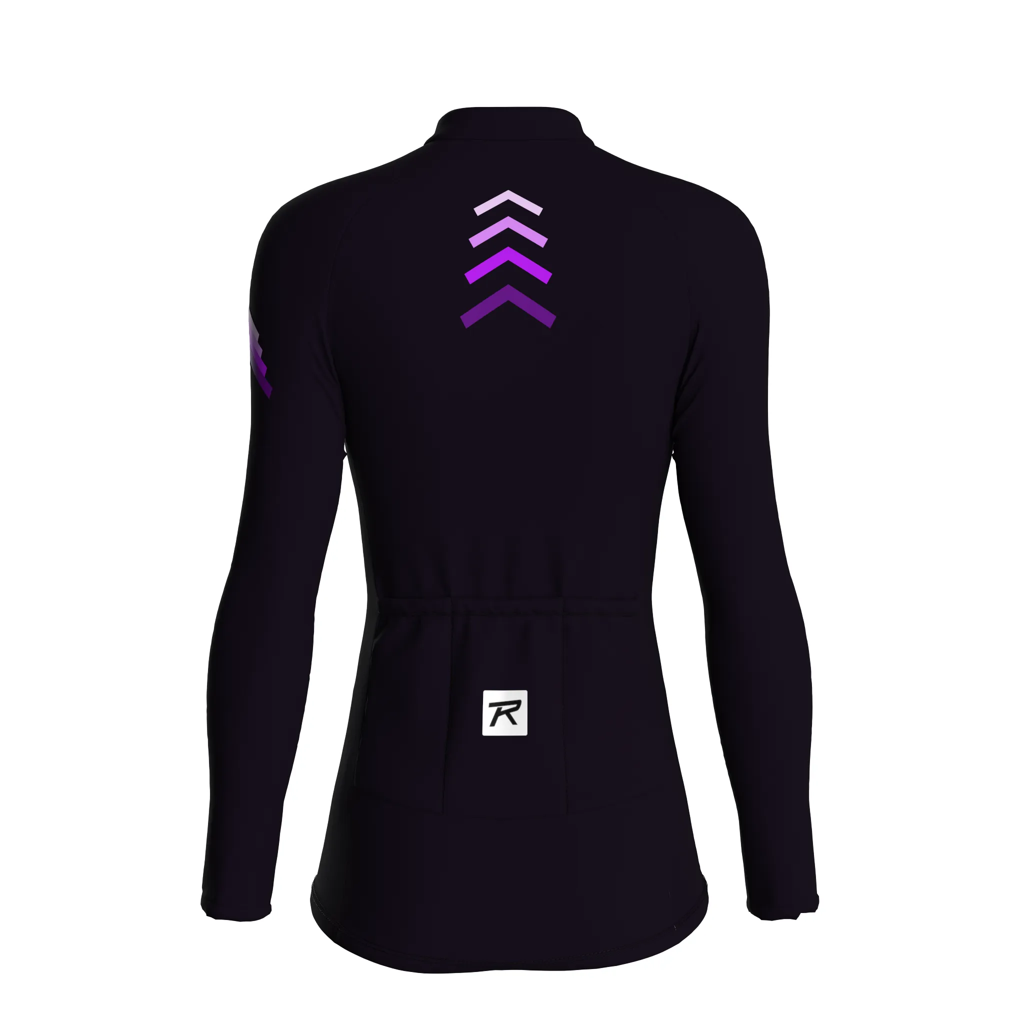 Mecha Shell | Dark Purple Female Long Sleeves Jersey