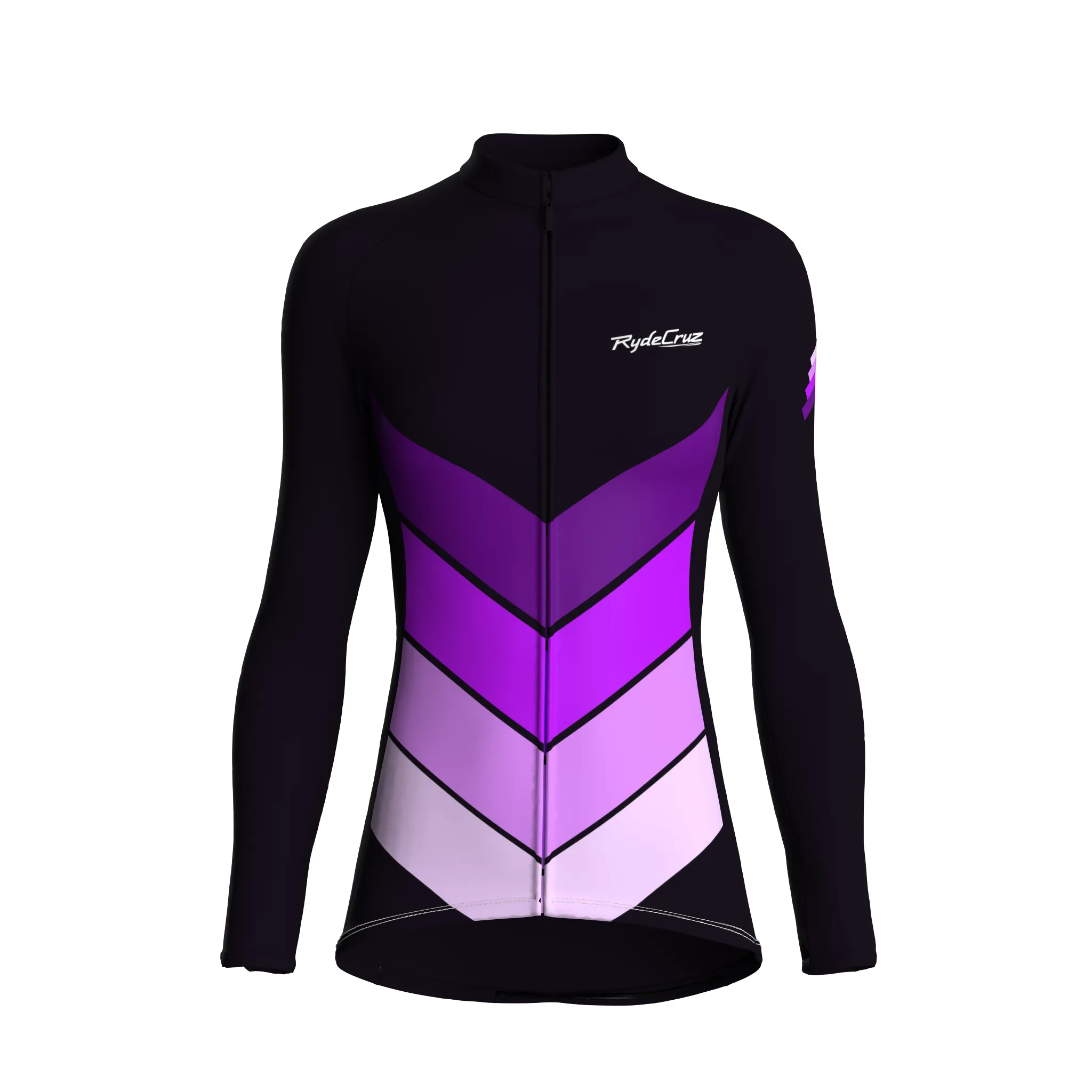 Mecha Shell | Dark Purple Female Long Sleeves Jersey