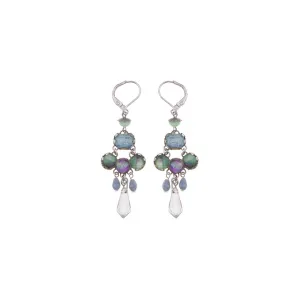 Medium Lavender Fields Lever Earrings