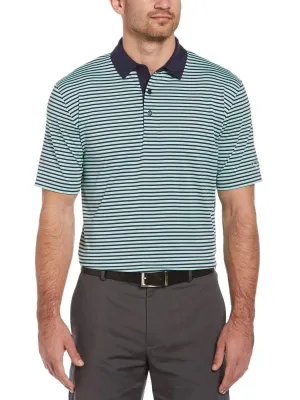 Mens 3-Color Stripe Polo