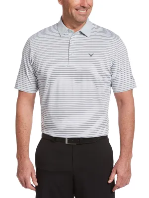Mens 3-Color Stripe Polo