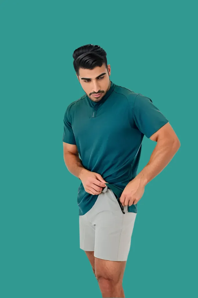 Men’s Ace Short Sleeve Golf Shirt - Pine Green