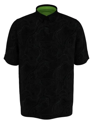 Mens Allover Contour Polo