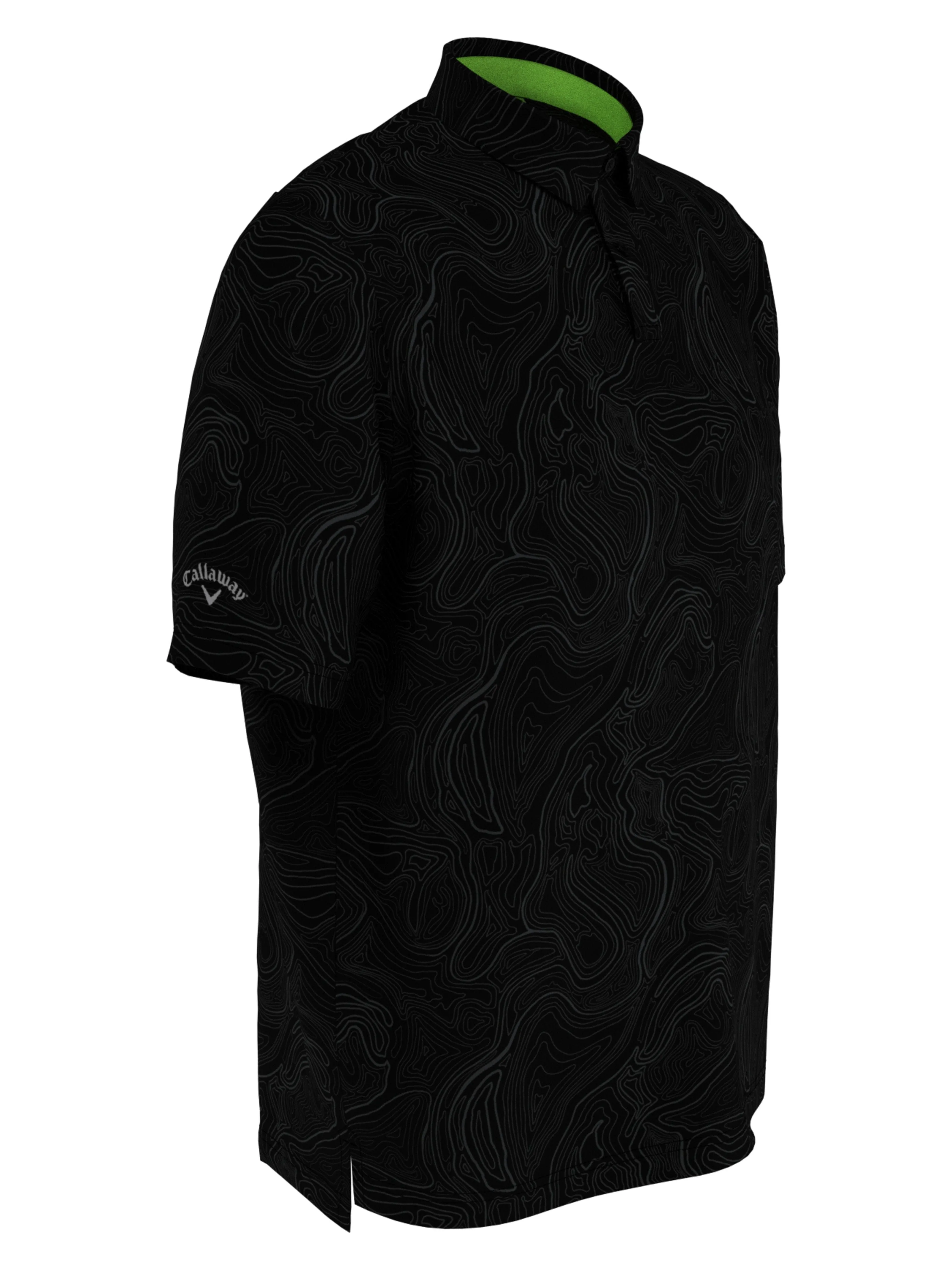 Mens Allover Contour Polo