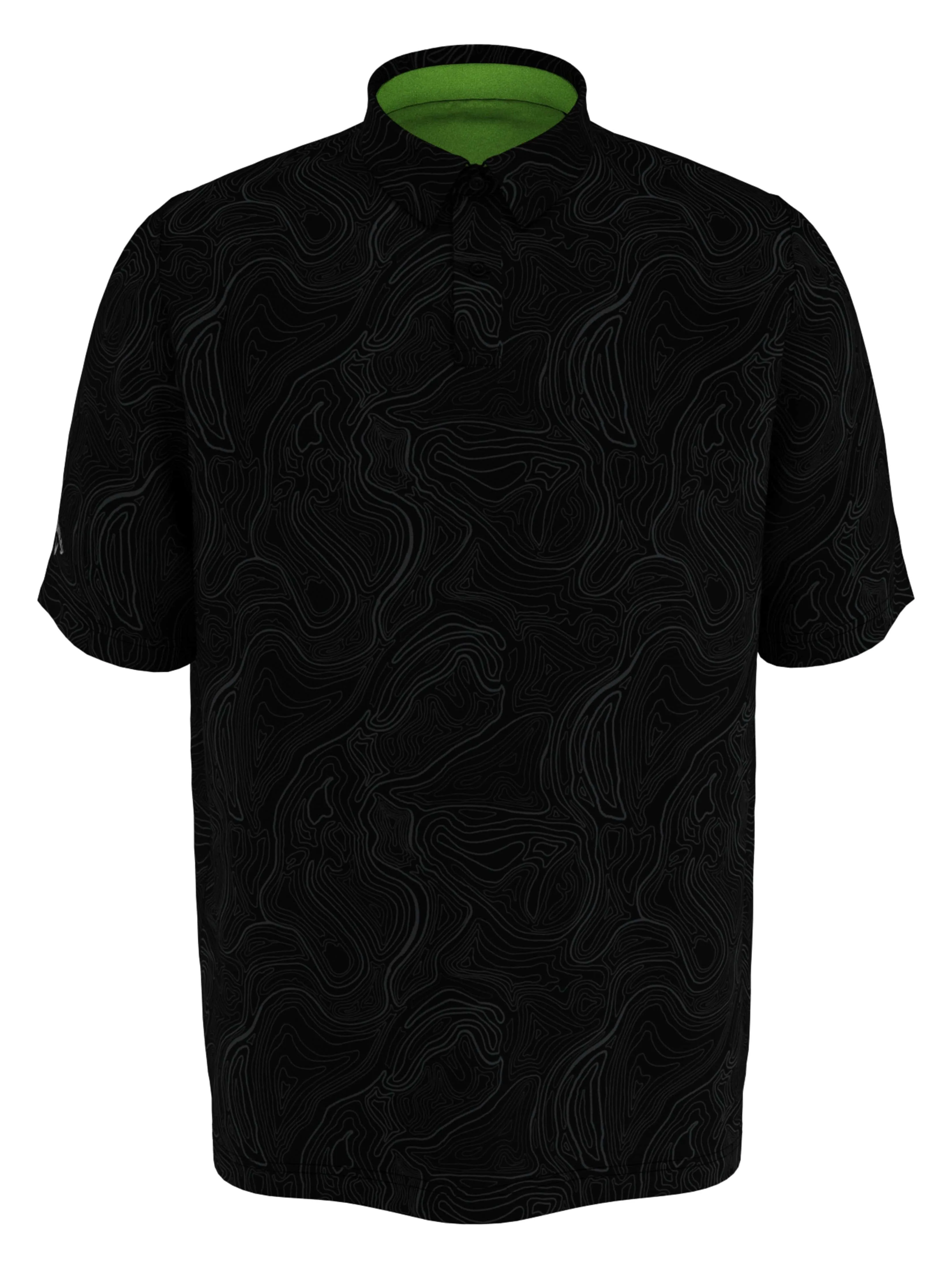 Mens Allover Contour Polo