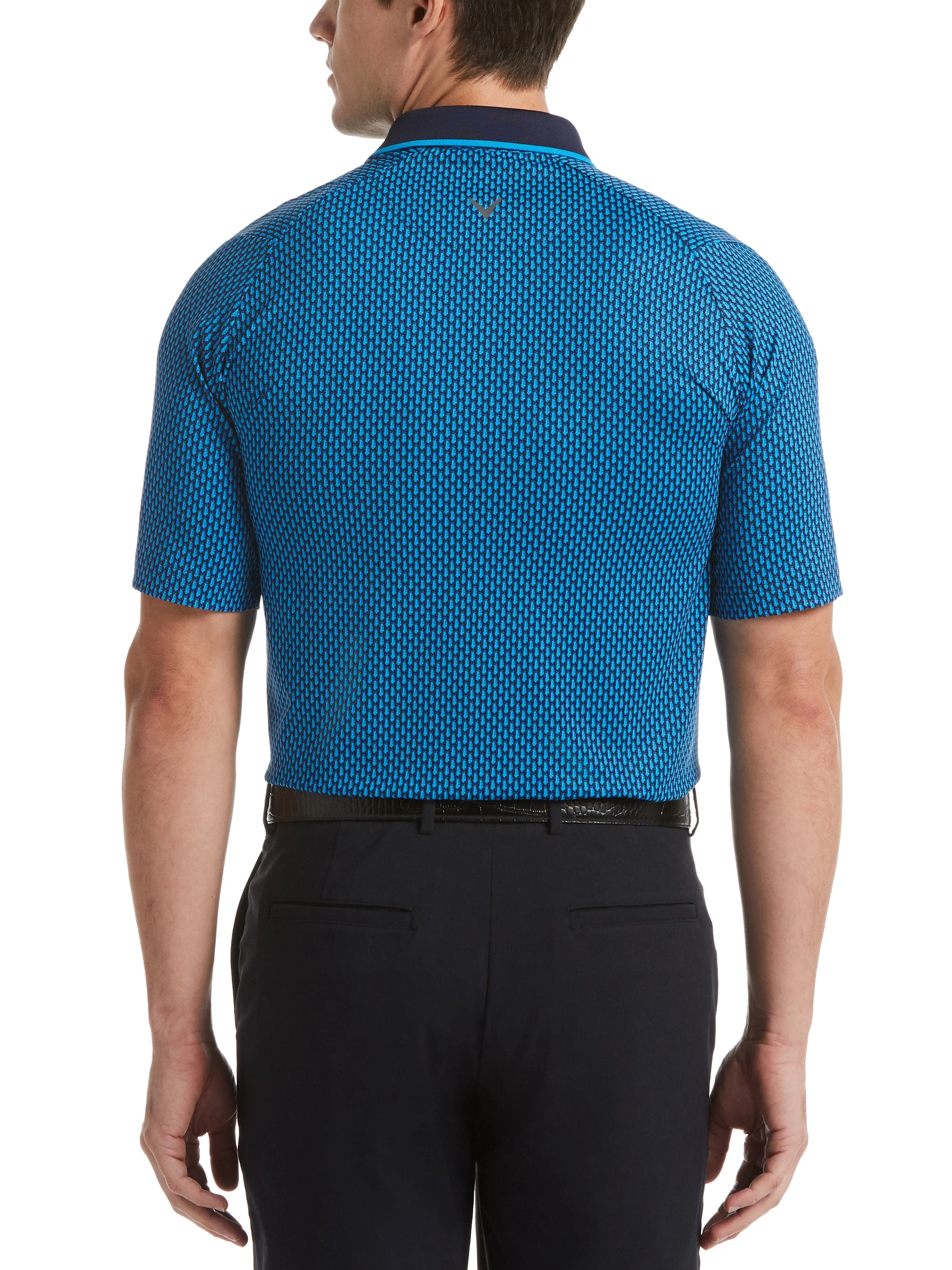 Mens Allover Novelty Print Swing Tech™ Polo