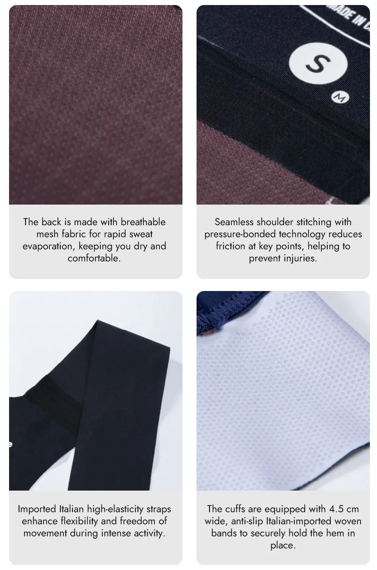 MENS BIB SHORTS STRAORDINARIO DARK BLUE