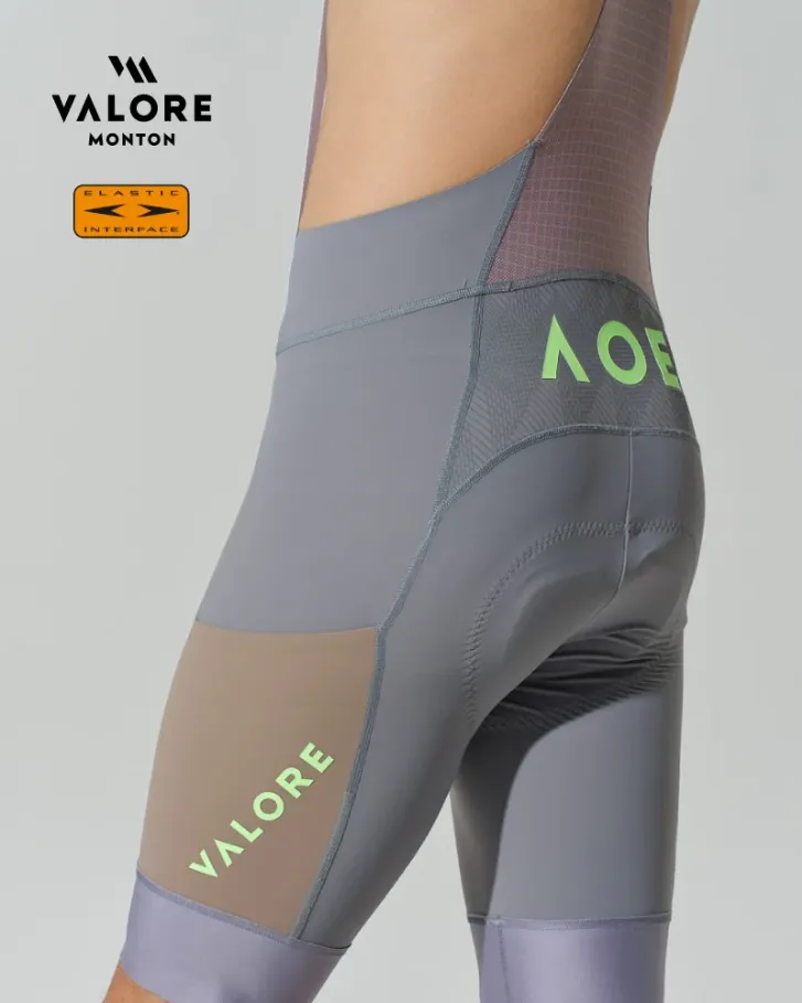 MENS BIB SHORTS STRAORDINARIO DARK GRAY