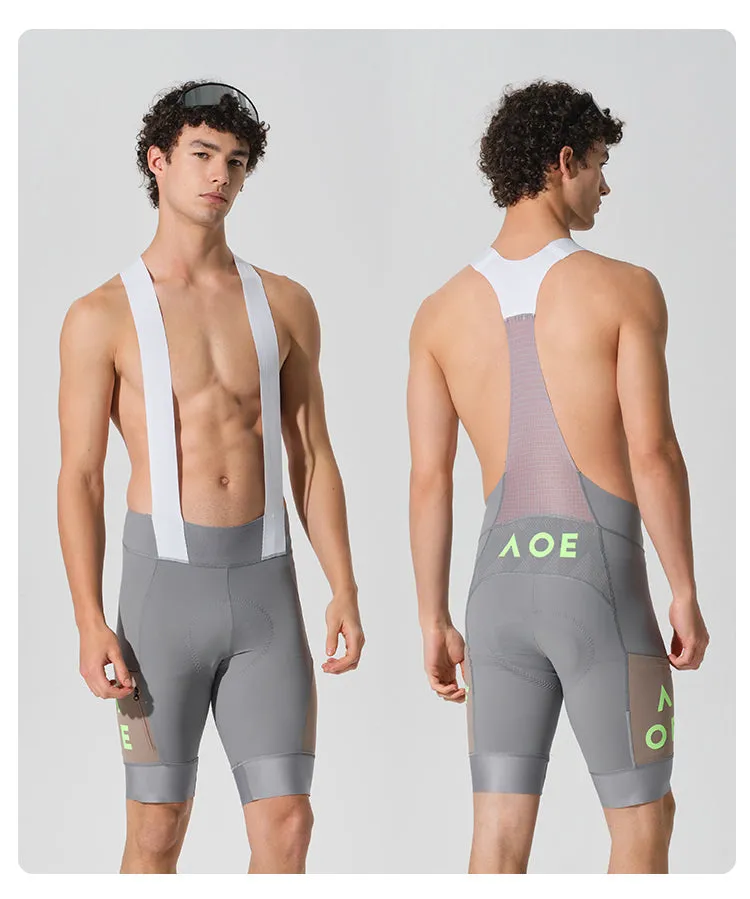 MENS BIB SHORTS STRAORDINARIO DARK GRAY