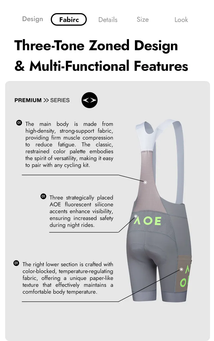 MENS BIB SHORTS STRAORDINARIO DARK GRAY