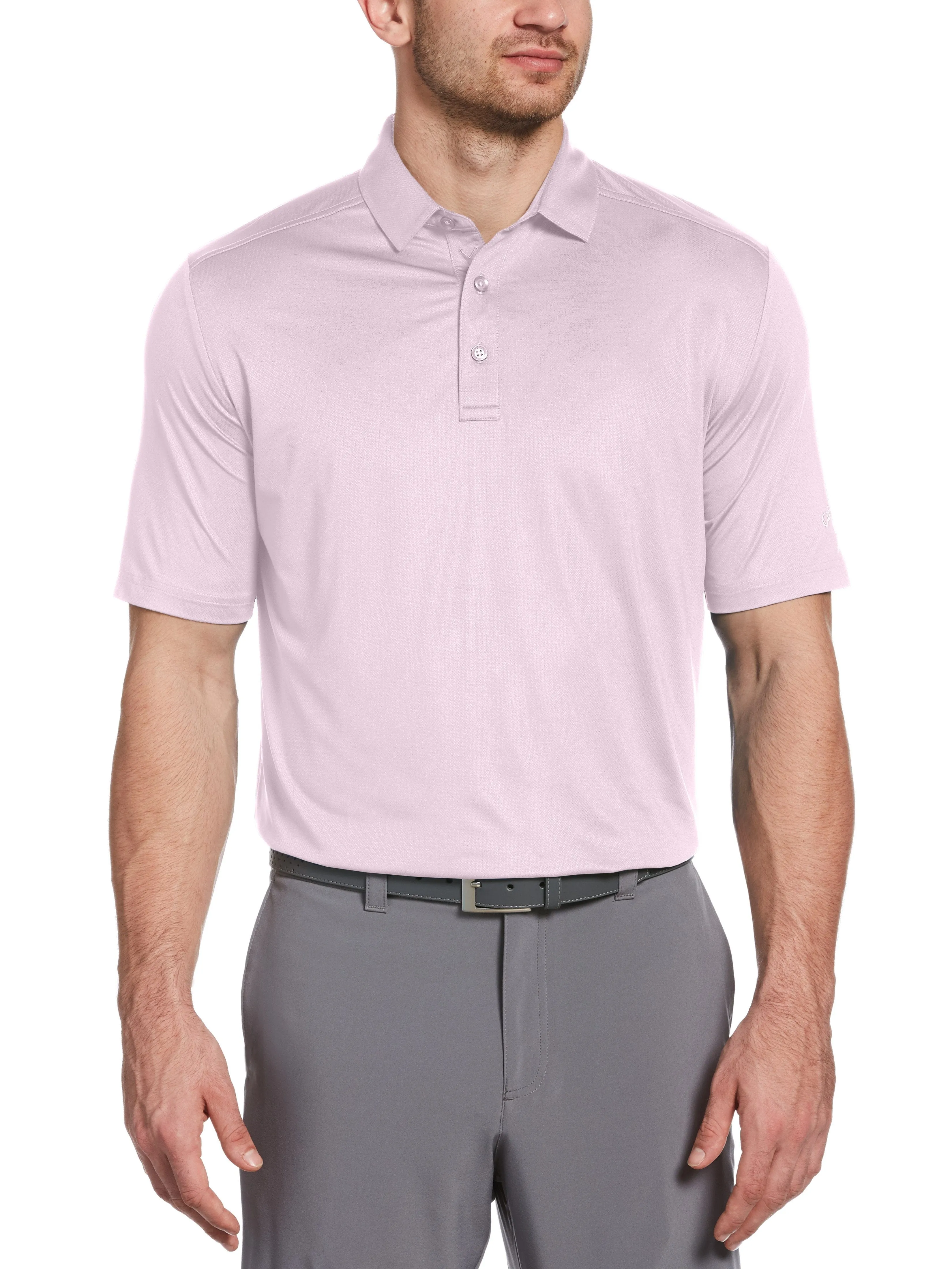 Mens Cooling Micro Hex Polo