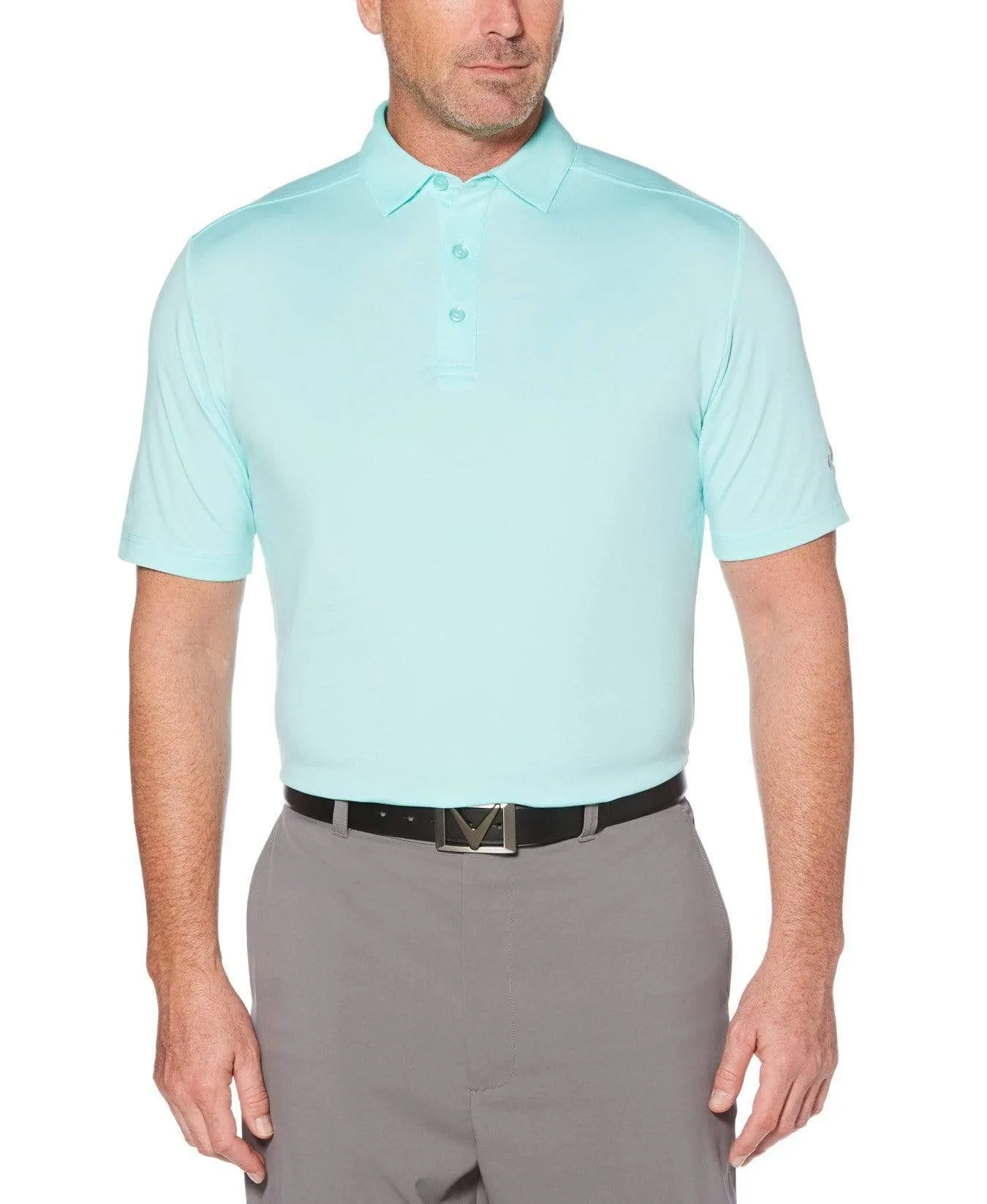 Mens Cooling Micro Hex Polo