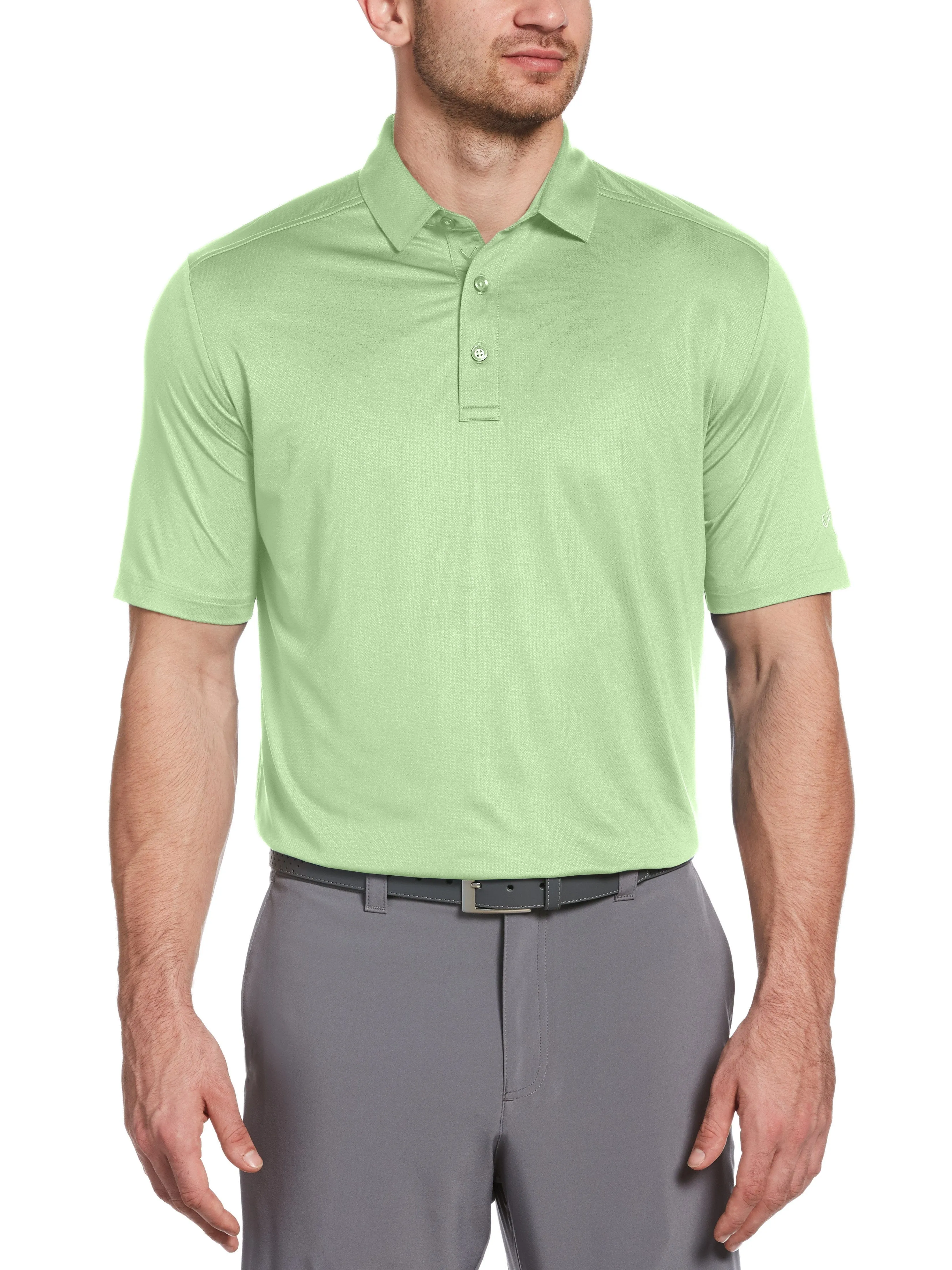 Mens Cooling Micro Hex Polo