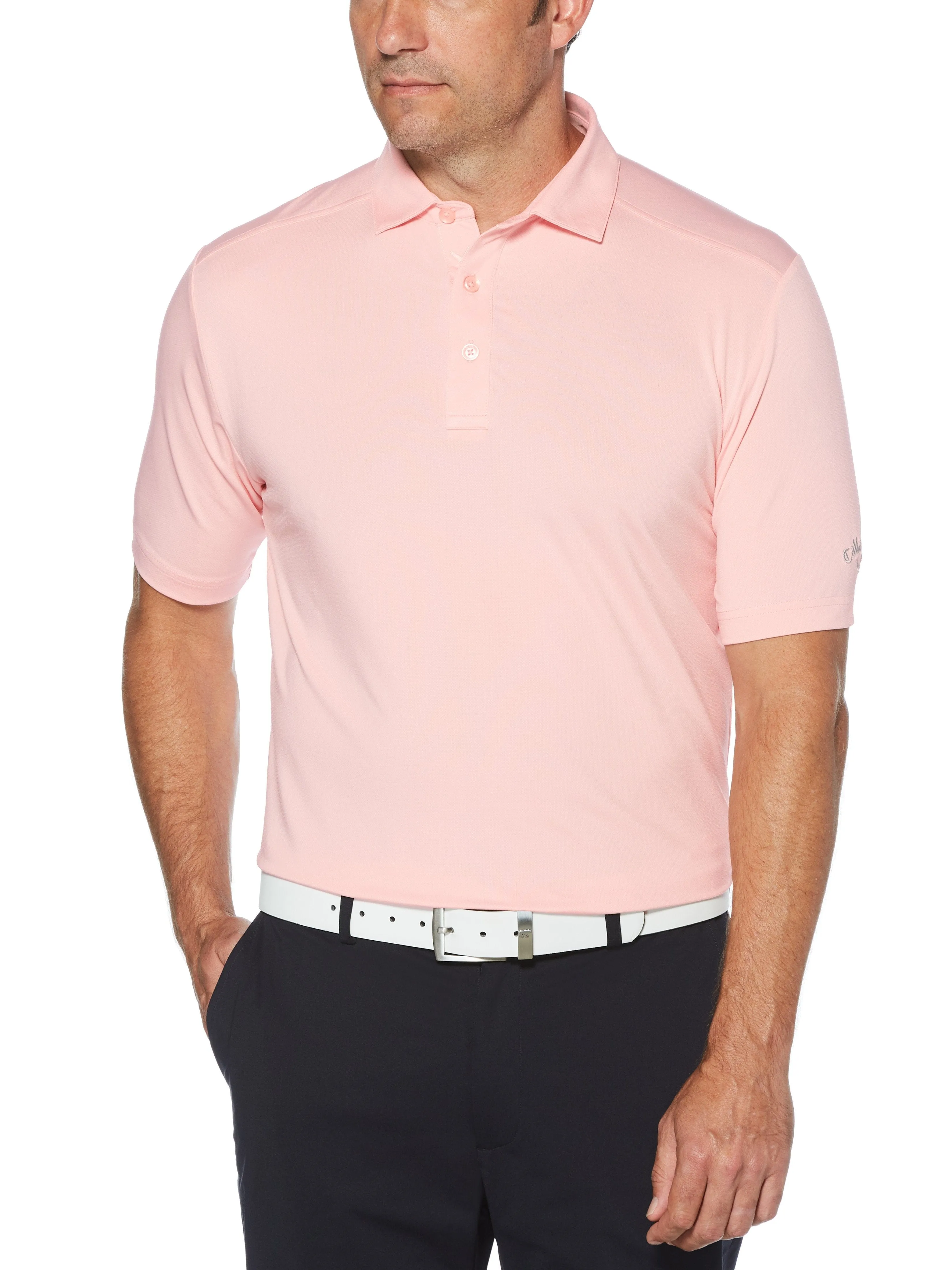 Mens Cooling Micro Hex Polo