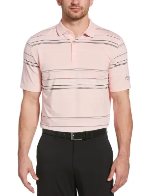 Mens Fine Line Roadmap Stripe Polo