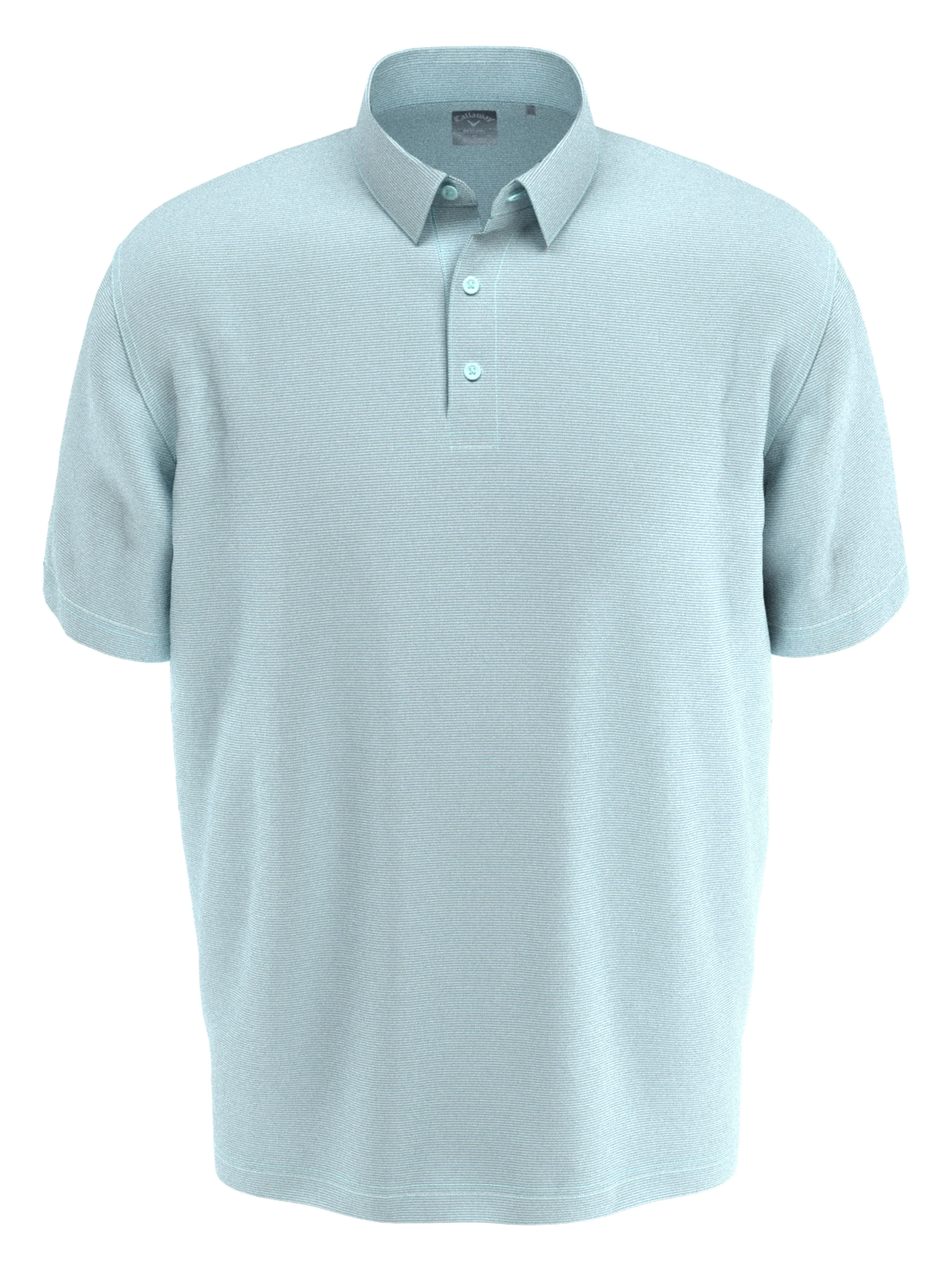 Mens Fine Line Stripe Polo
