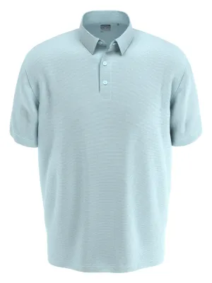 Mens Fine Line Stripe Polo