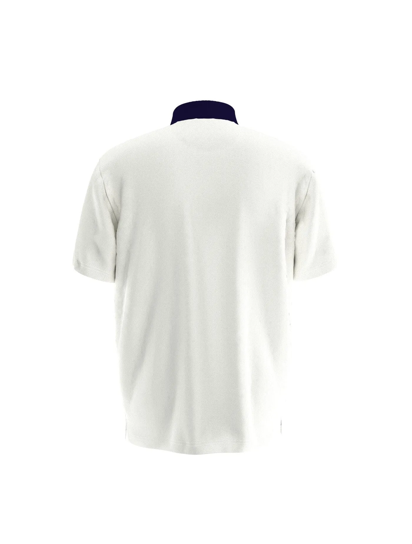 Mens Geo Block Print Polo