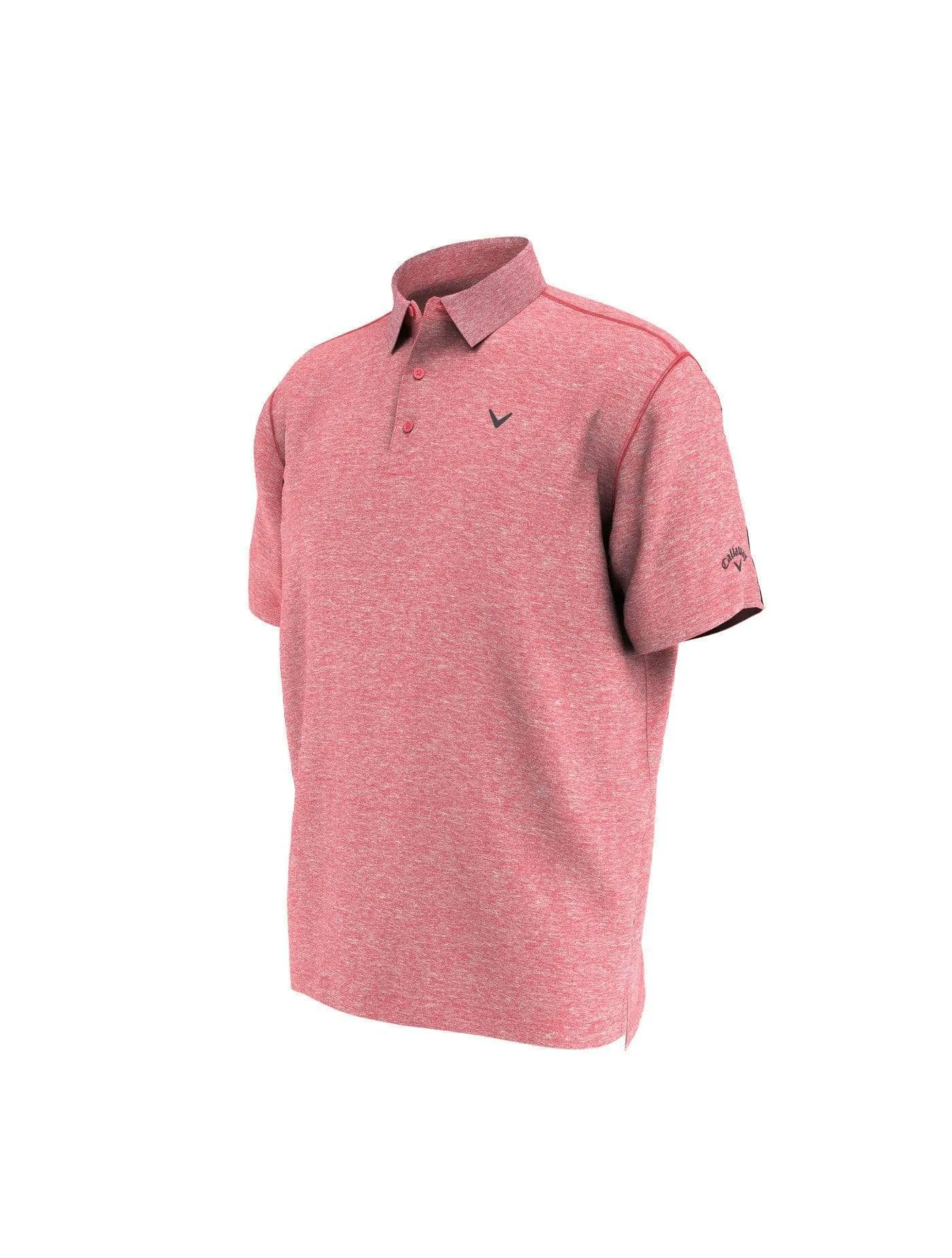 Mens Heathered Polo