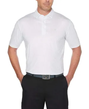 Mens Mini Chev Print Polo
