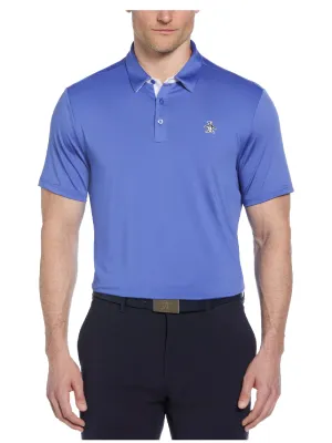 Men's Original Block Design Short Sleeve Golf Polo Shirt