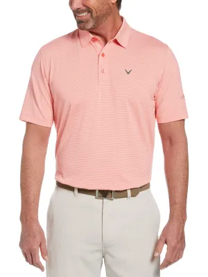 Mens Pro Spin Fine Line Stripe Polo