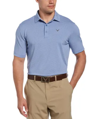 Mens Pro Spin Fine Line Stripe Polo