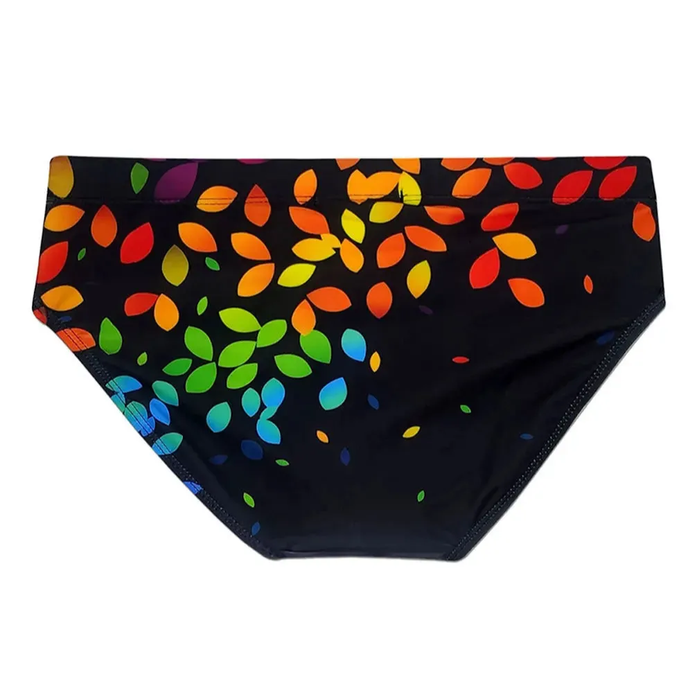 Men’s Rainbow Leafs Swim Briefs