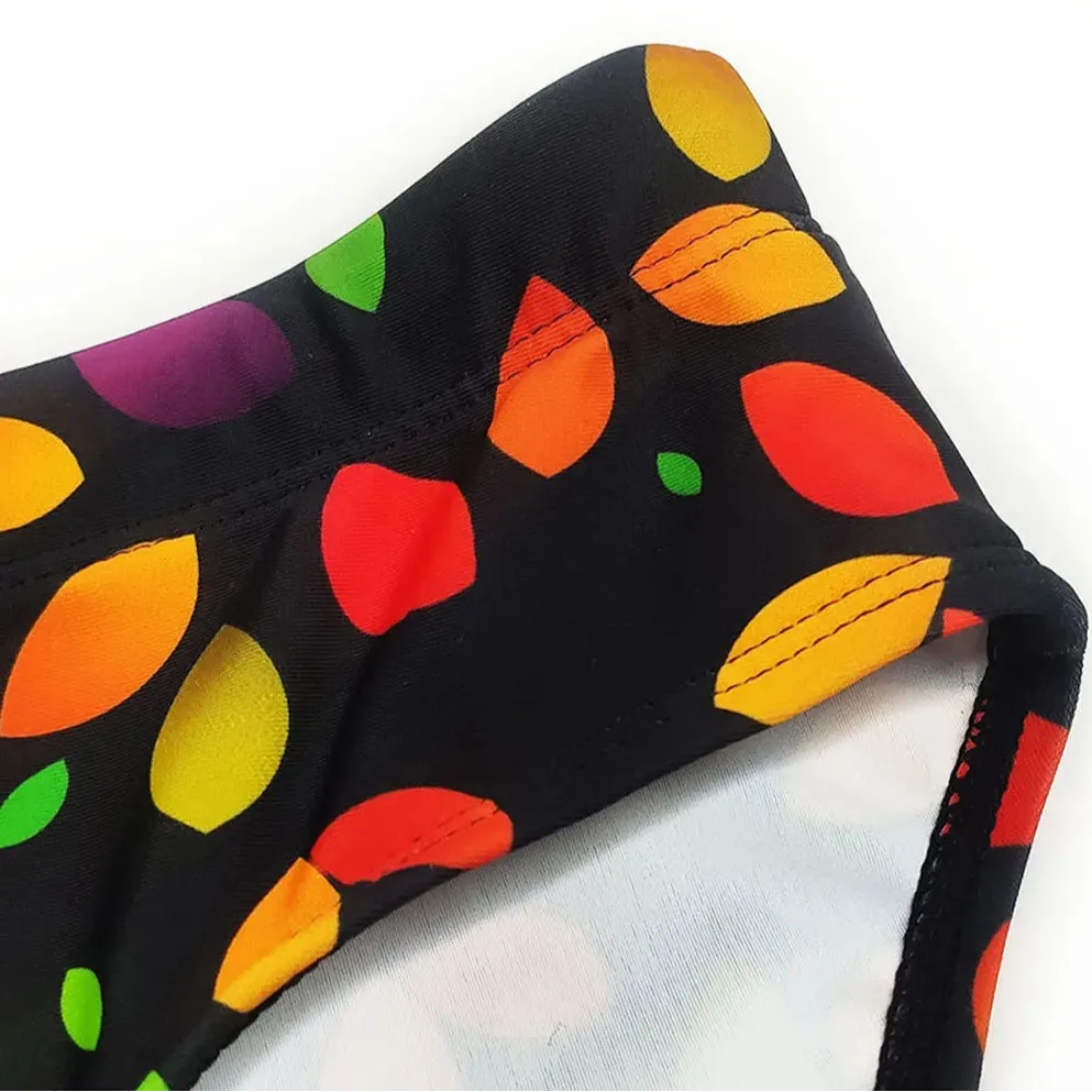 Men’s Rainbow Leafs Swim Briefs
