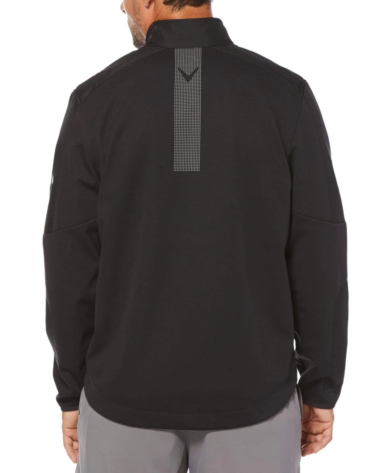 Mens Repel Patterned Soft Shell Jacket
