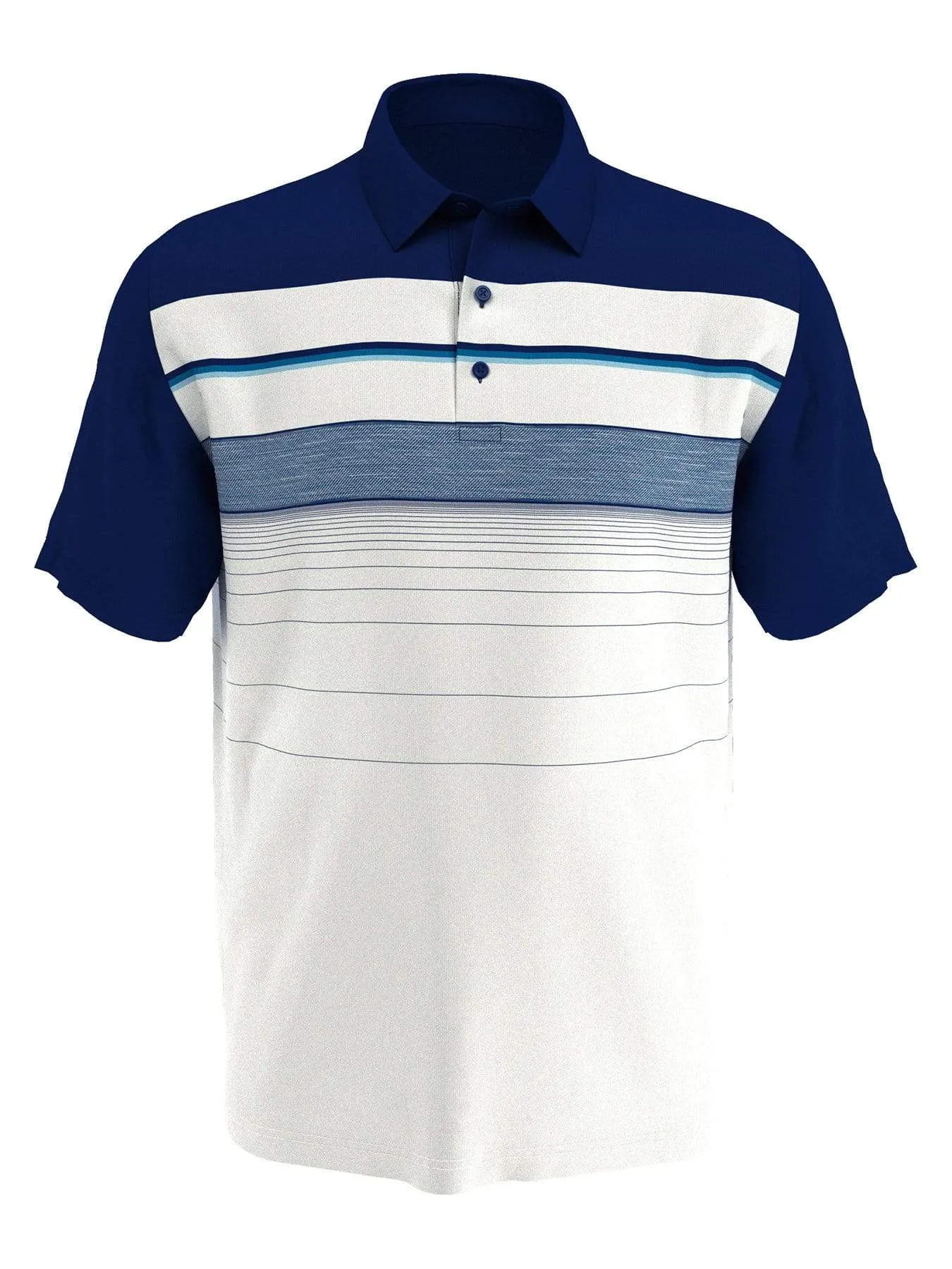 Mens Swing Tech™ Engineered Stripe Polo