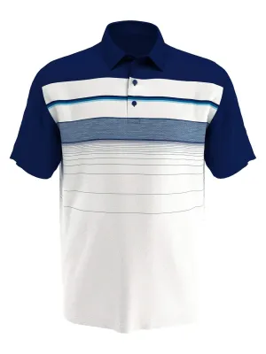 Mens Swing Tech™ Engineered Stripe Polo