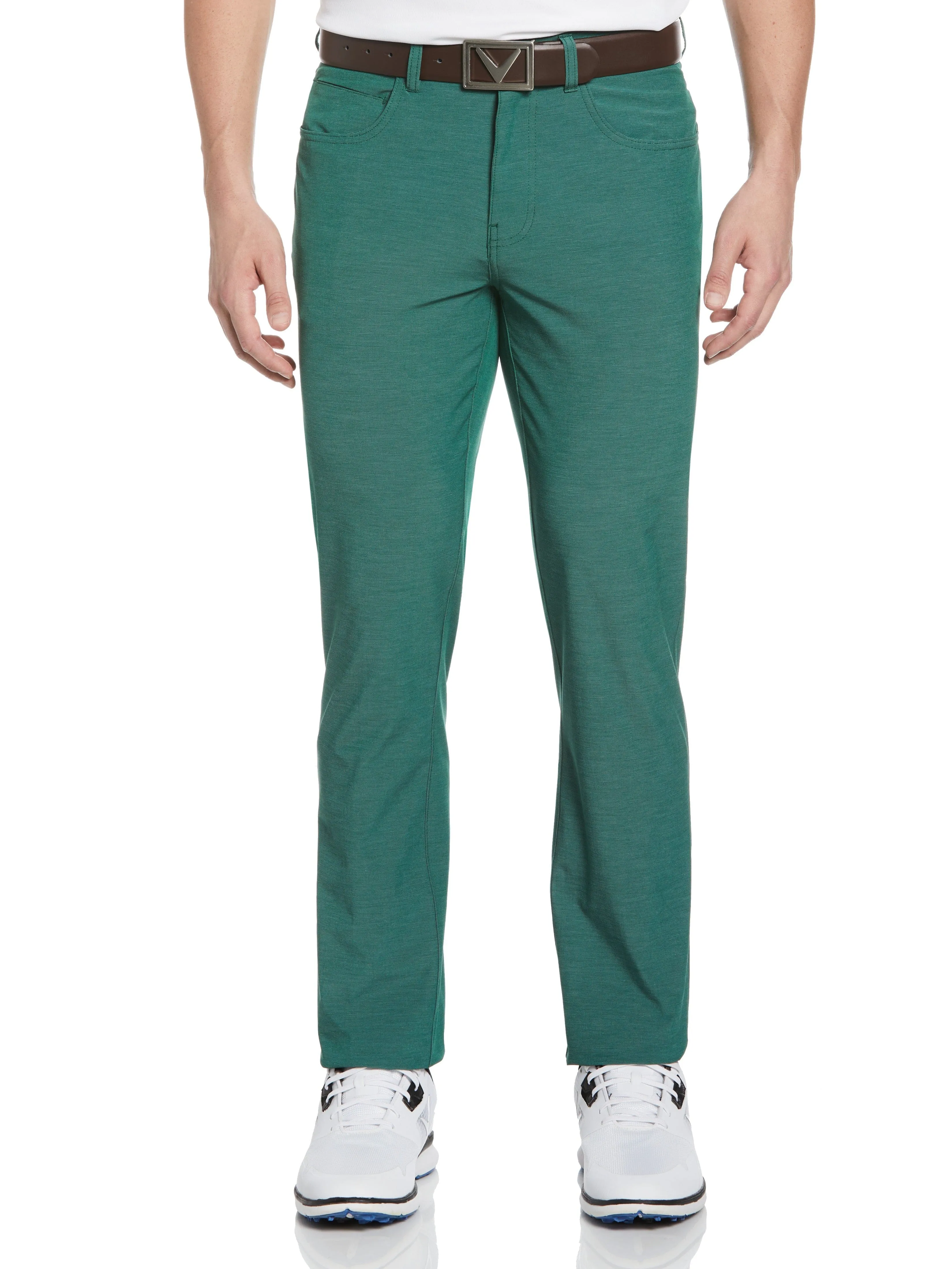 Mens Textured 5-Pocket Pant