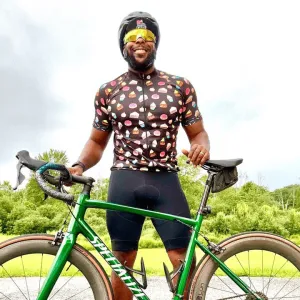 Mens Will Ride For Cake Cycling Jersey