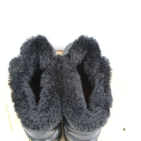 Merrell Waterproof Thermo Boot Womens Size 11 Black Outdoor Snow Hiking Fleece