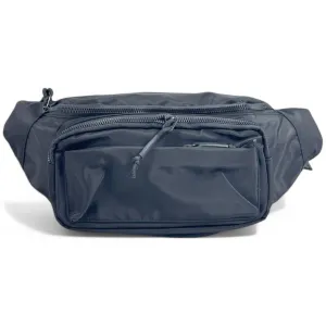 Minimalist Black Utility Waist Bag – Multi-Compartment Crossbody Fanny Pack
